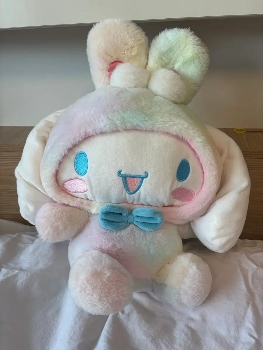 산리오 레인보우 시나모롤 인형백팩 30cm