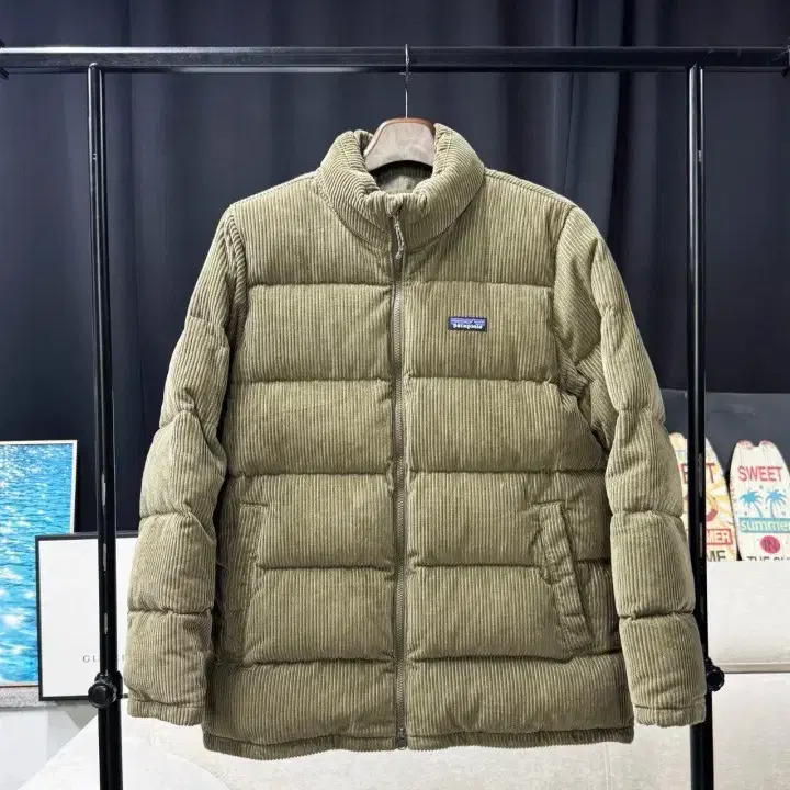 남100 파타고니아 코듀로이 다운 패딩