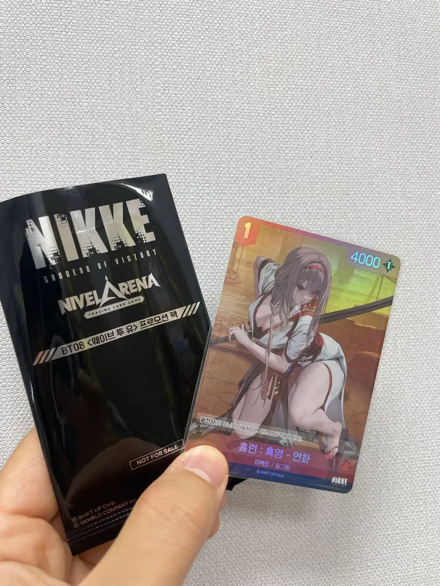 니케 홍련 길티 프로모 카드
