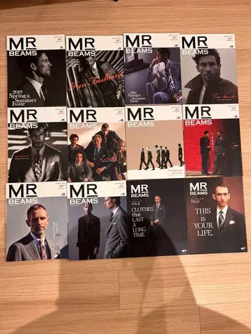 MR BEAMS 카탈로그 Vol.1~14 전권 세트 잡지 미스터빔즈
