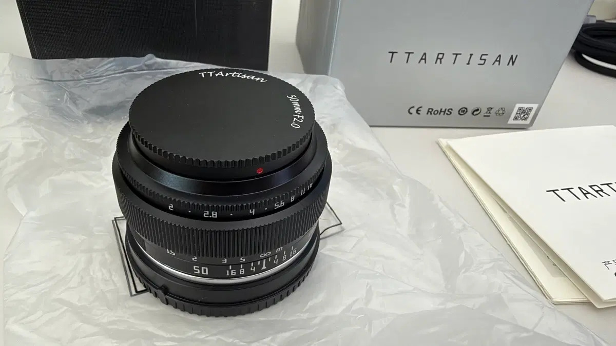 TTArtisan 50mm F2.0 렌즈