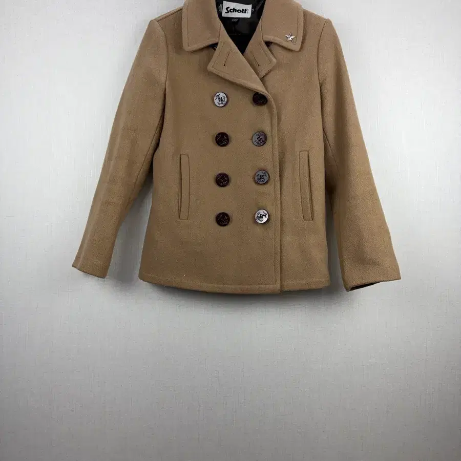 Schott  정품 더블 버튼 피코트 55