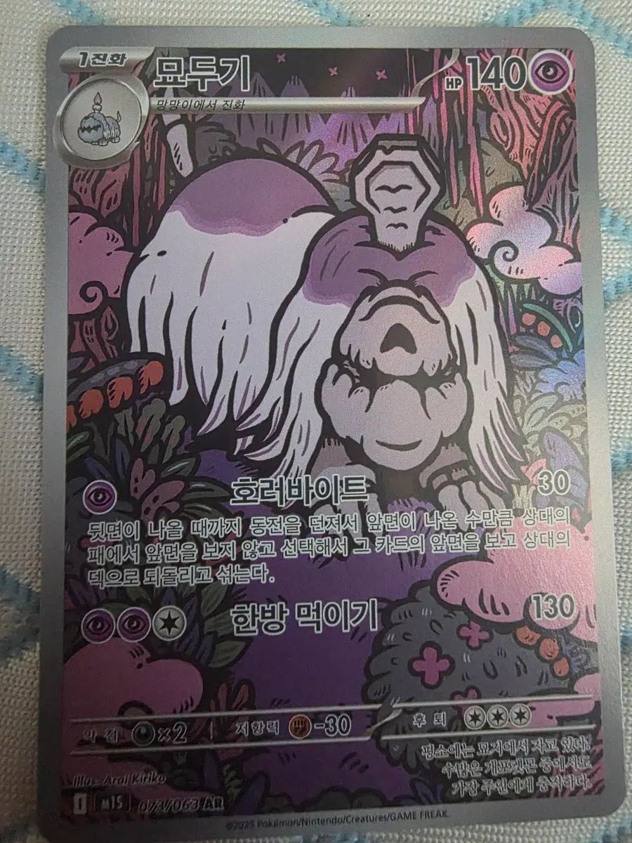 포켓몬카드 묘두기 AR