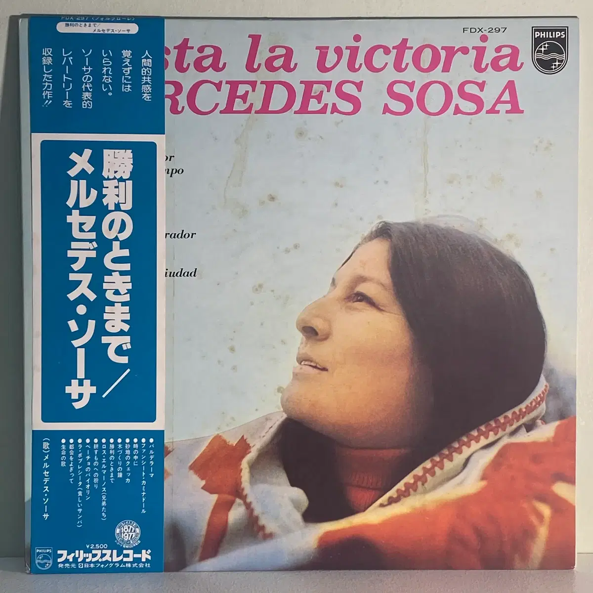 (수입중고LP-누에바깐시온) Mercedes Sosa -Hasta La Victoria