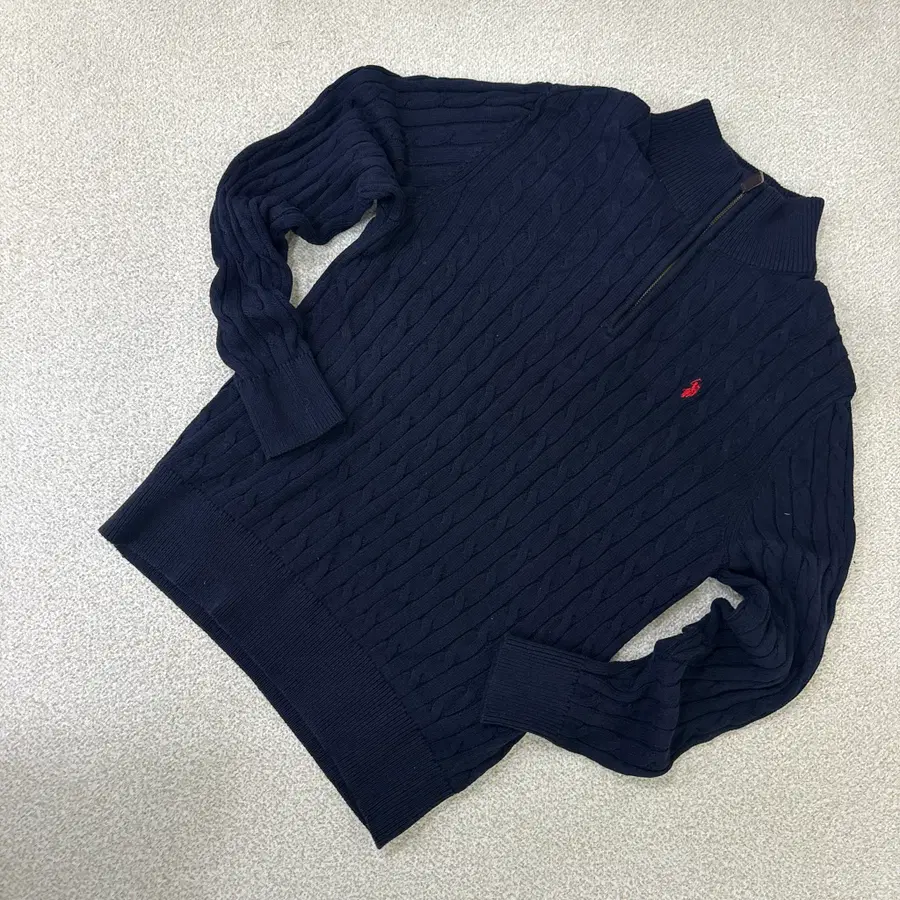 L U.S. POLO ASSN 반집업 니트 0930K1