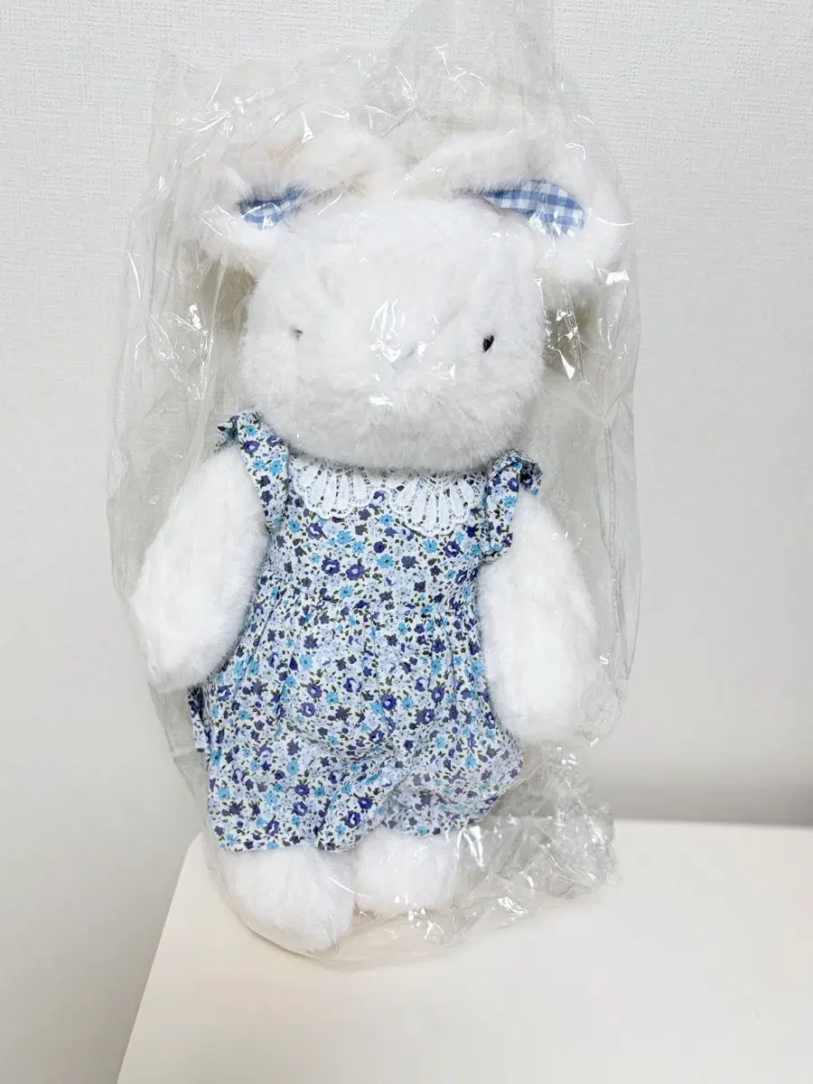 레보니 봄 블루 중형 인형 30cm 새상품 정품 토끼 애착인형