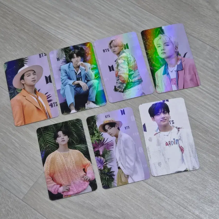 bts 방탄 홀로그램 포카 (비공굿)