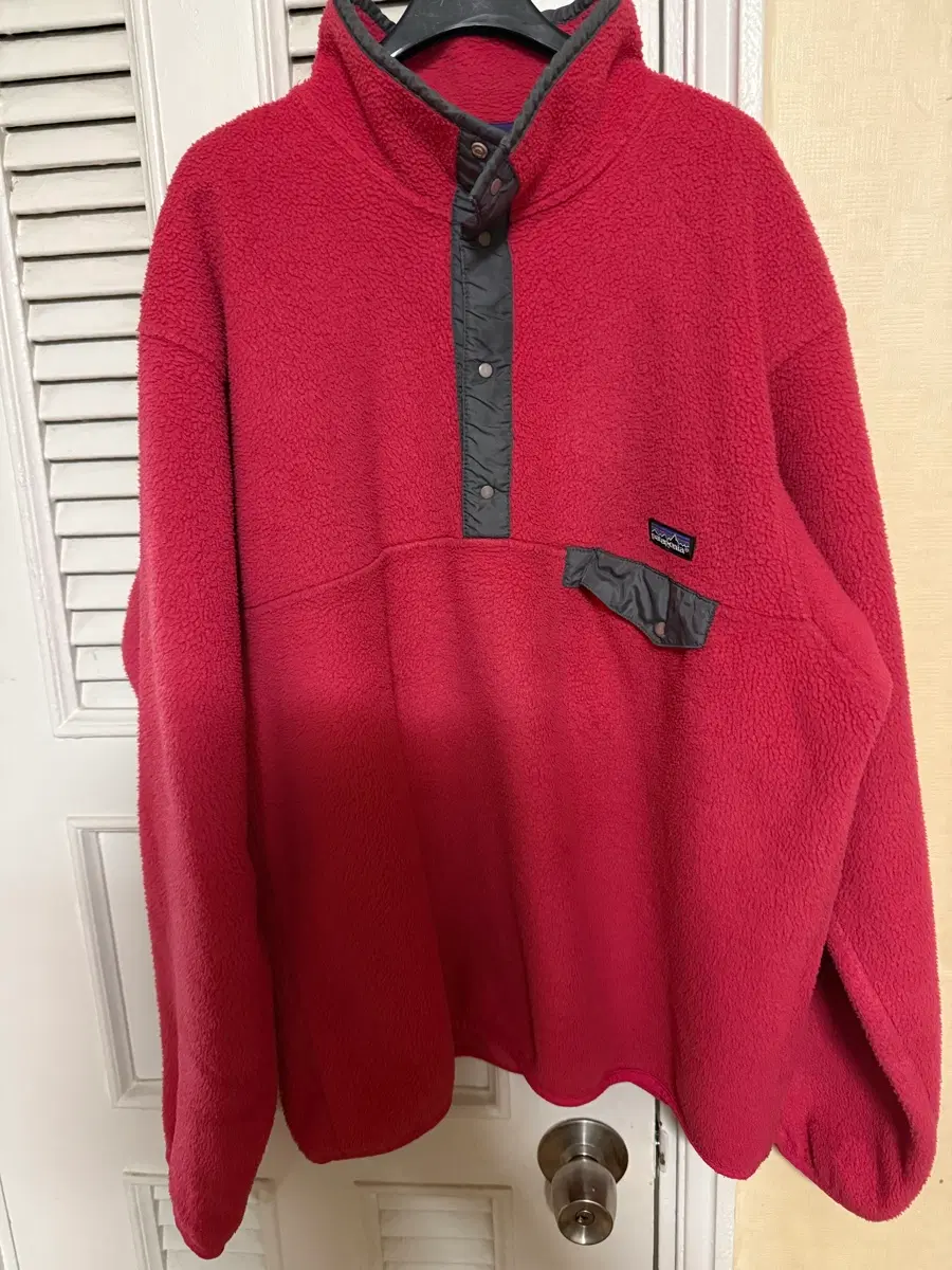 파타고니아 신칠라 90s 빈티지 코랄 레드 L