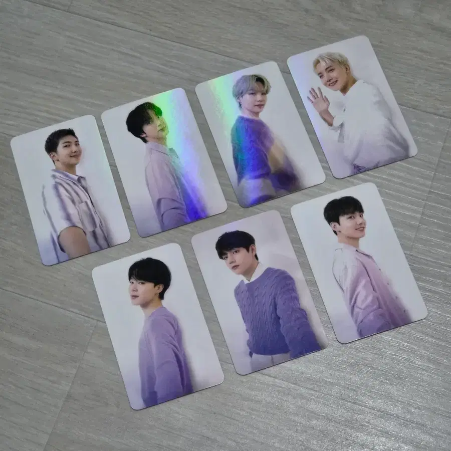 bts 방탄 홀로그램 포카 (비공굿)