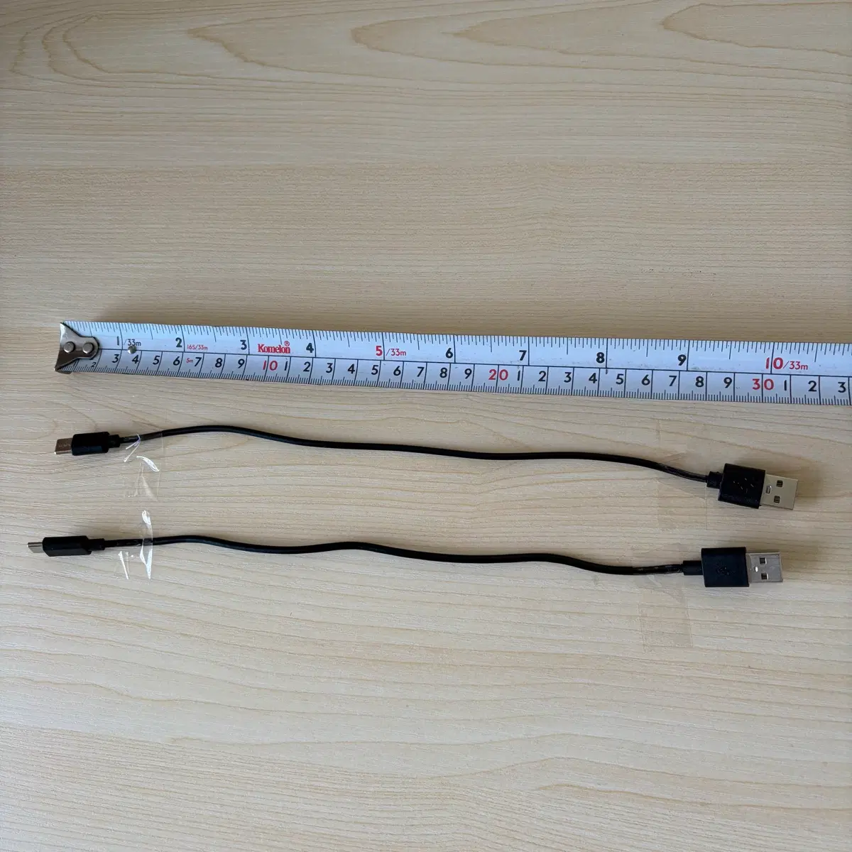 USB-C to USB-A 충전 케이블 2개