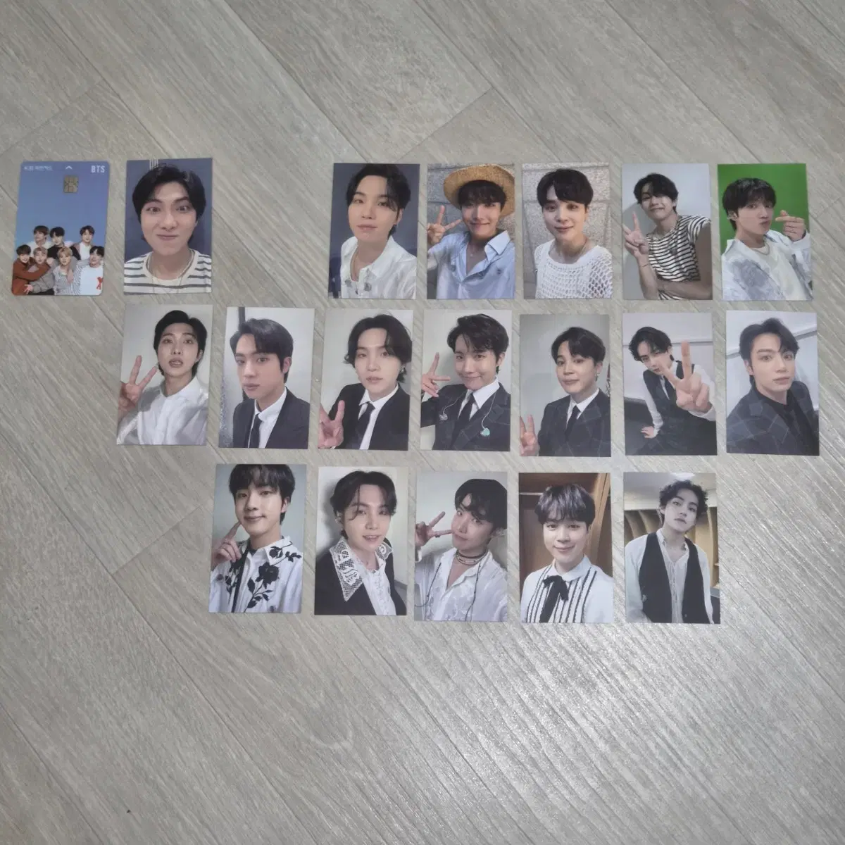 bts 방탄 포카 (비공굿) 무광재질