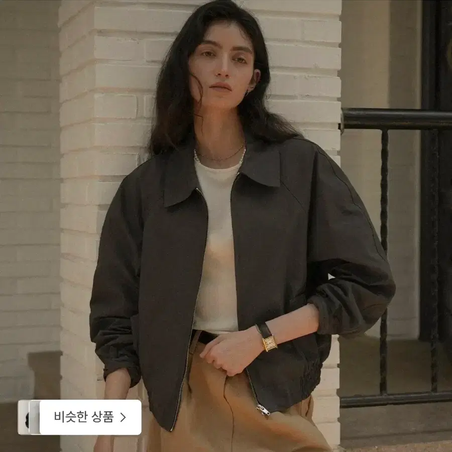 틸아이다이 봄버 블루종 자켓