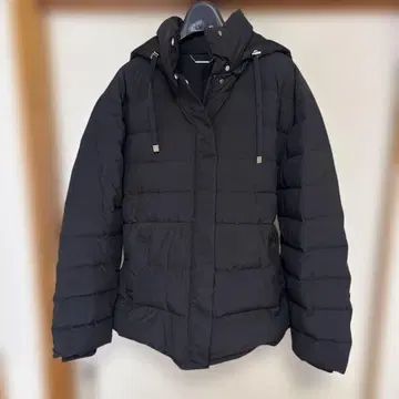 CELFORD 후드 부착 다운 자켓 블랙 택 포함 새상품
