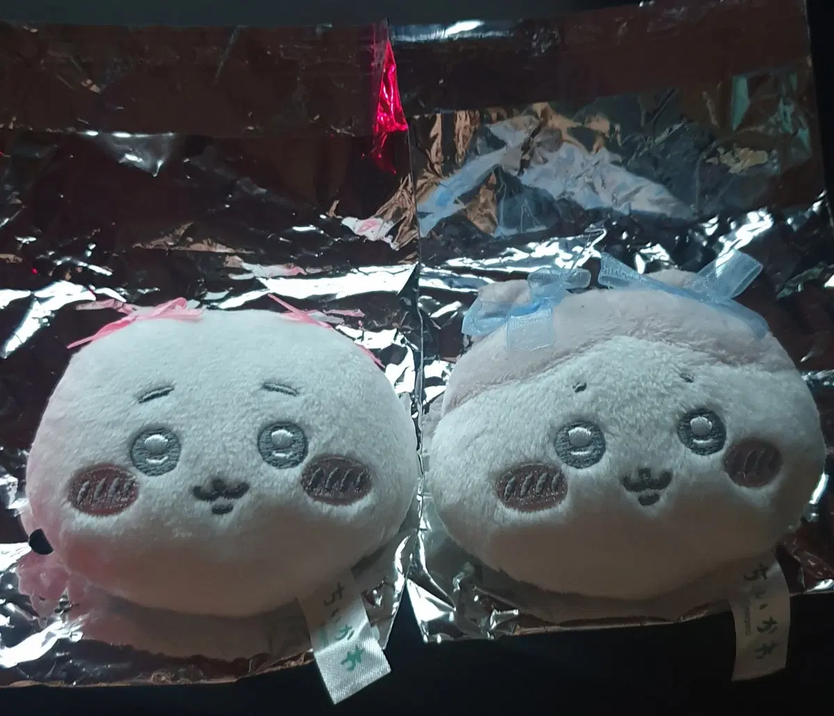 치이카와 거울리본 마스코트 치이카와 하치와레2종