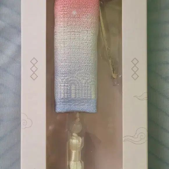 (미개봉)맘스터치 청사초롱 키링 핑크