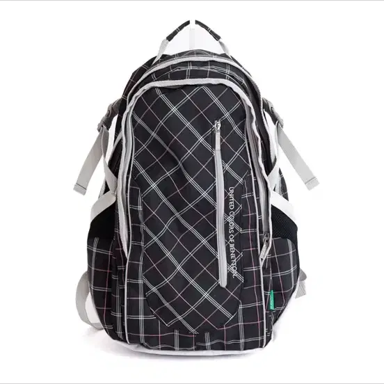 [BENETTON] 크로스 체크 패턴 클래식 데이팩