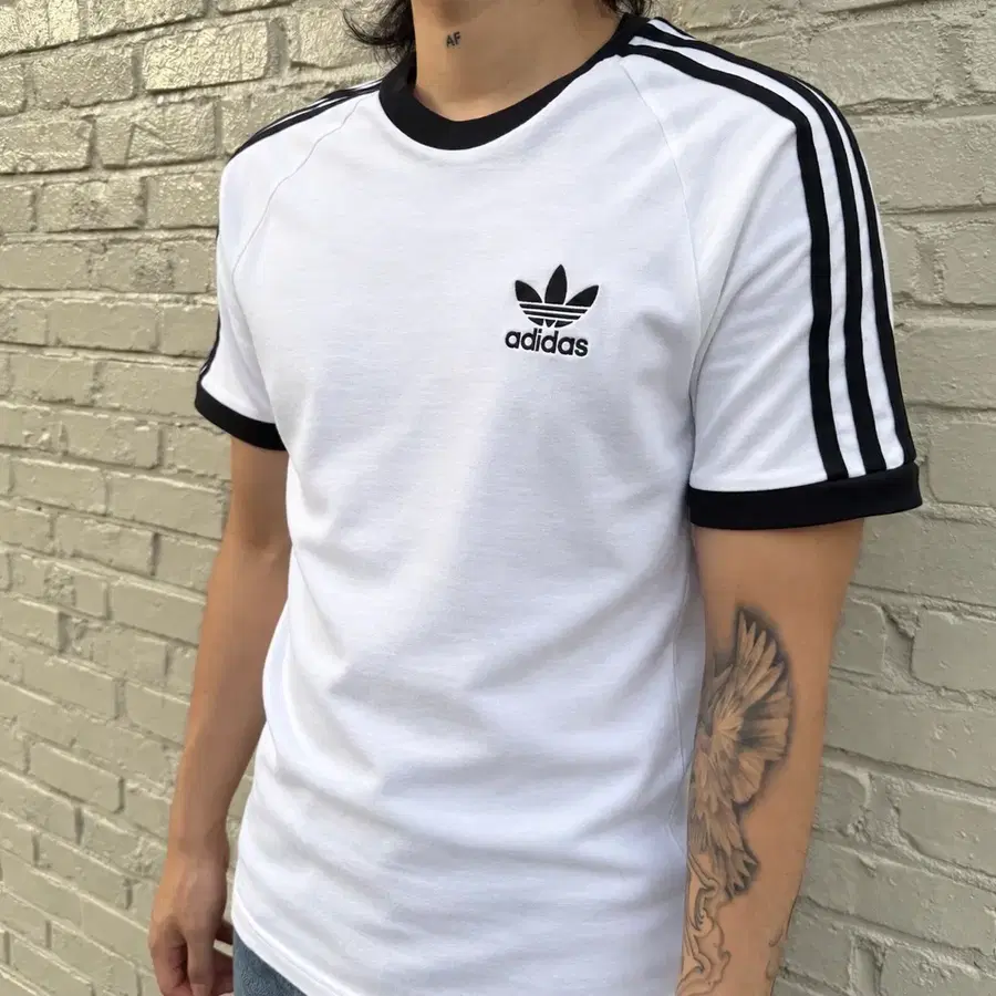 Adidas Originals 3-Stripes Ringer Tee