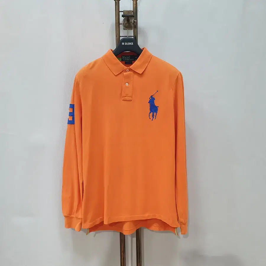 (JJ31371)폴로 빅포니 오렌지컬러 카라티셔츠 XL