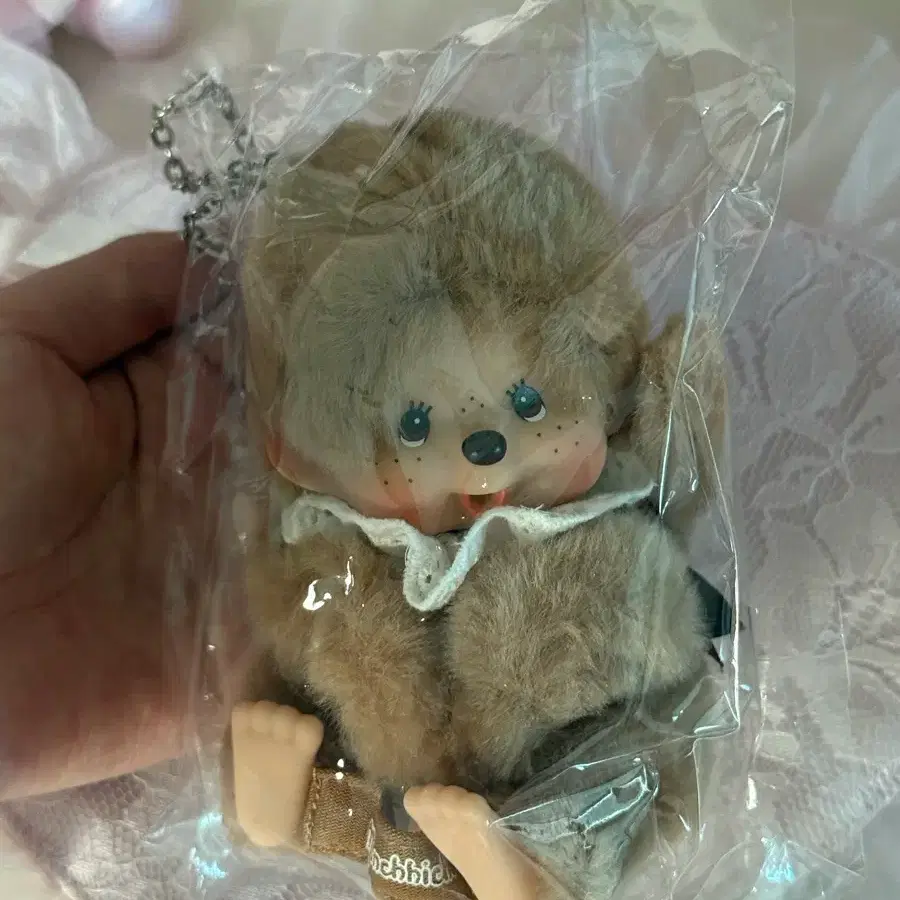 몬치치 스위트브라운 글러브 인형 키링
