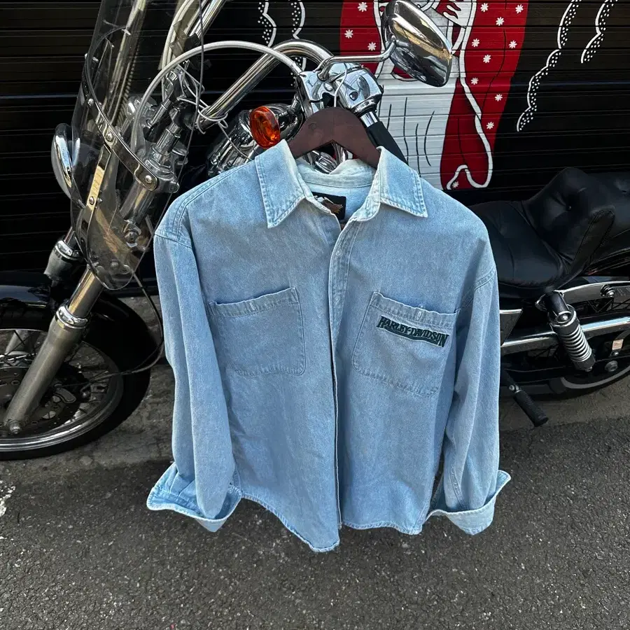 90s Harley-Davidson Denim Shirt