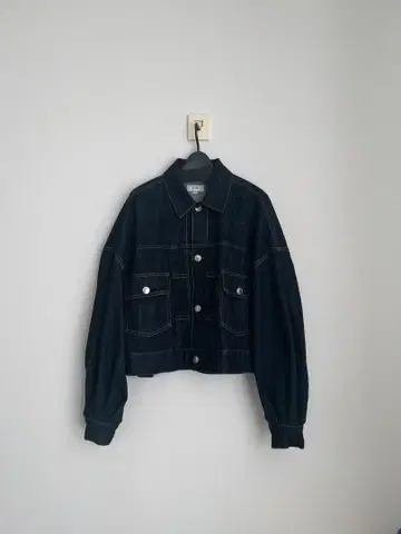 [ UNITED ARROWS ] 별주 HYKE 벌룬 슬리브 데님 자켓