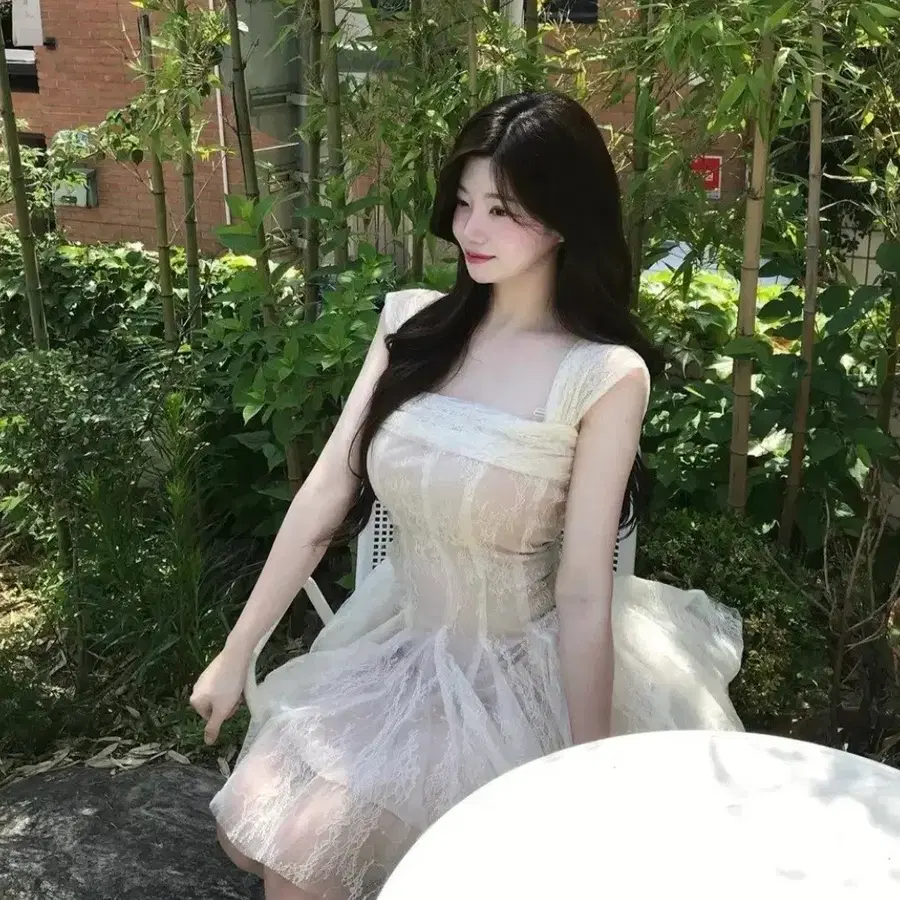 교신 원가 180000 발레코어 샤스커트 휴양지 파티룩 코스튬 웨딩 드레스 3중 샤스커트