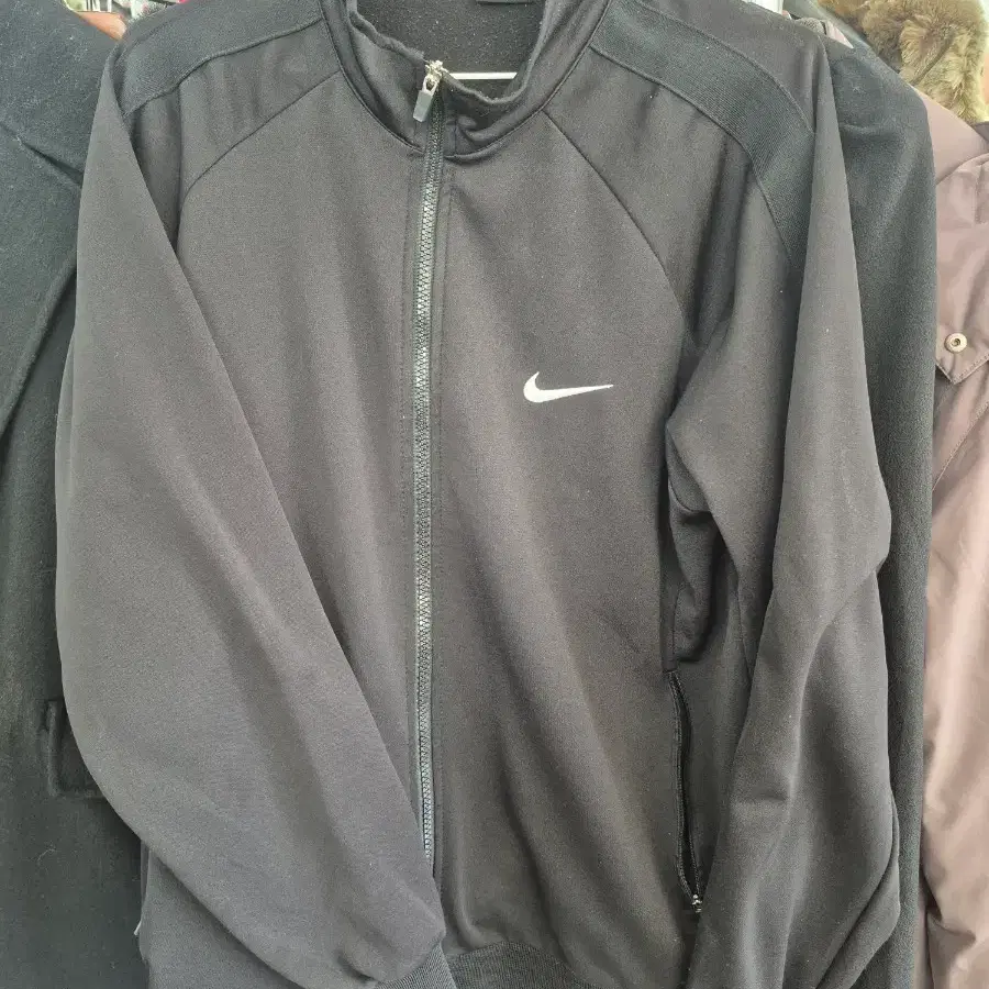 빈티지 나이키 팀 스우시 풀집 트랙탑 / 자켓 (Nike Team Swoosh Full-Zip Track Jacket / Warm-Up Jacket)
