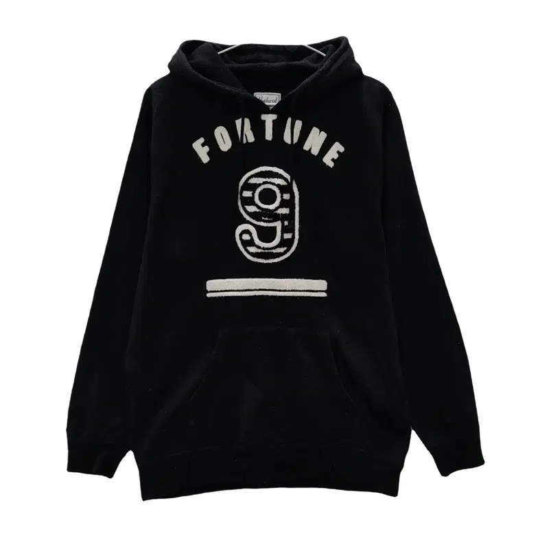 PANHARD 와펜 패치 블랙 튜닉 후드티 LL