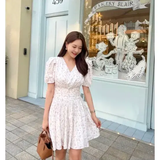 교신 원가 179000 로아르 아옳이 하객룩 휴양지 벚꽃 원피스