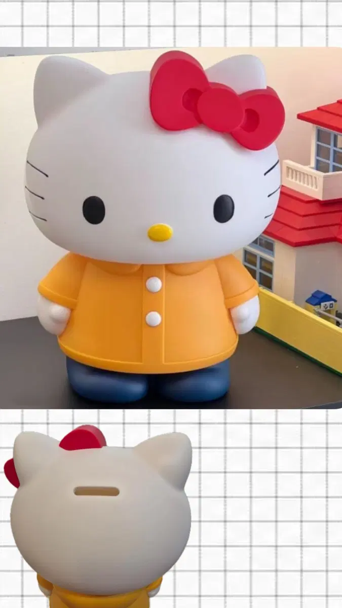 헬로키티 비옷 저금통