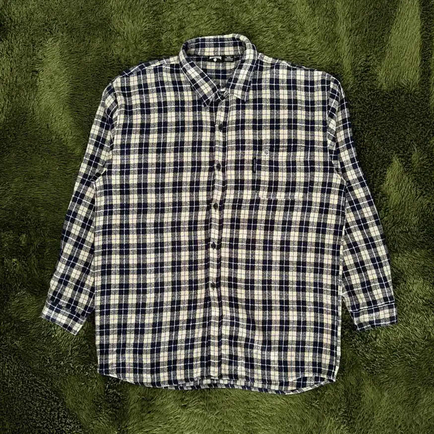 [XXL] 00s Roca Wear 로카웨어 텍스처드 코튼 체크 셔츠