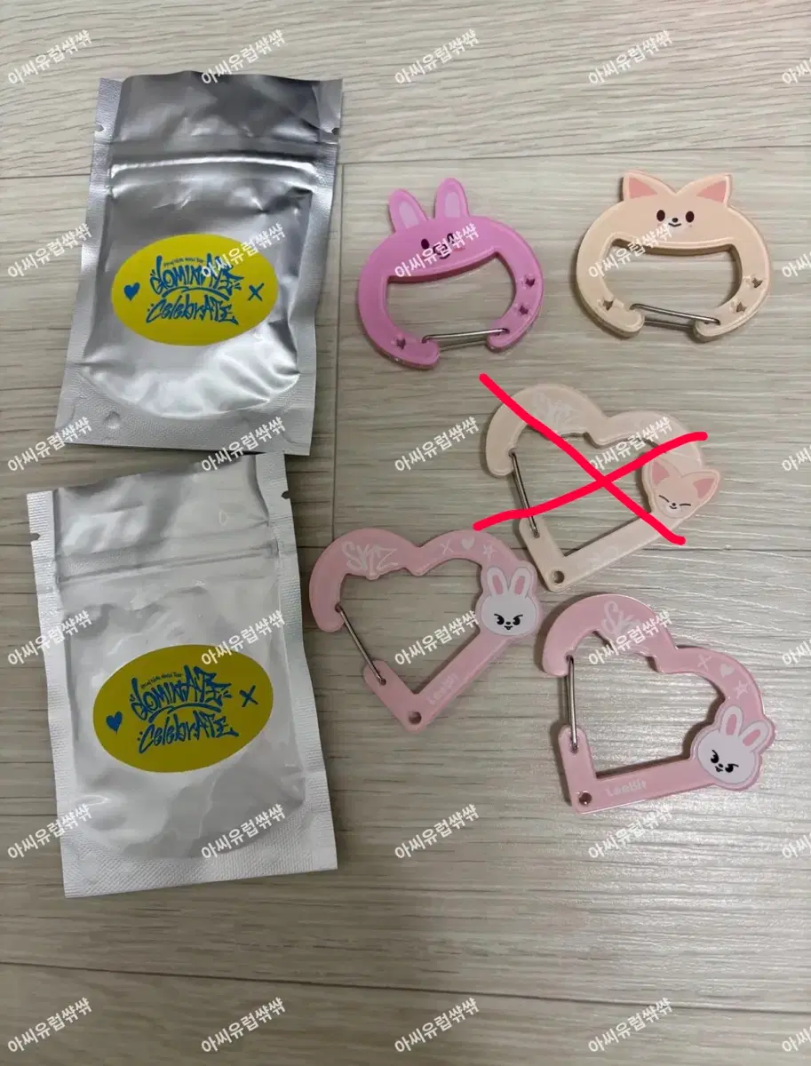 스트레이키즈 팝업 카라비너 (리빗, 돼끼, 폭시니)
