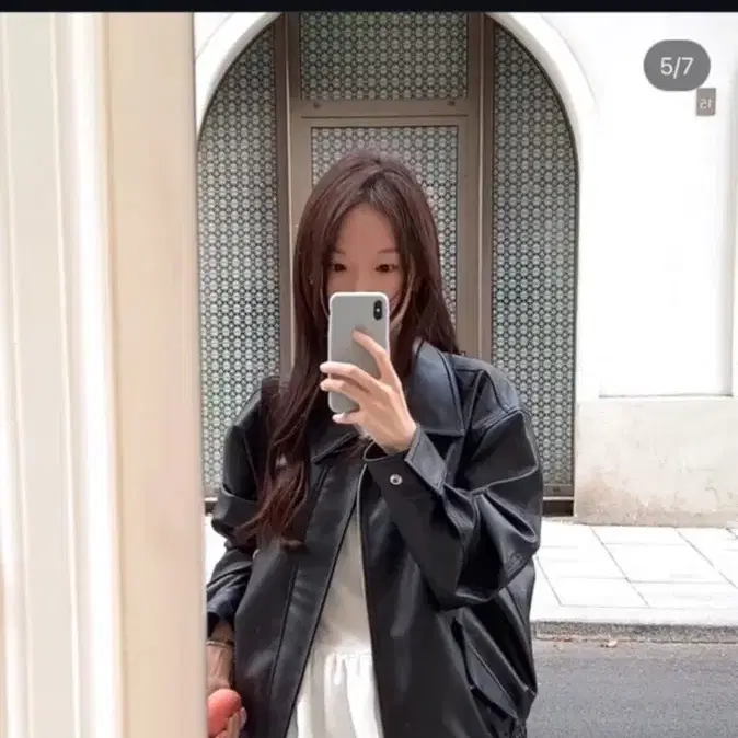 르베인lebane 헤일리레더자켓