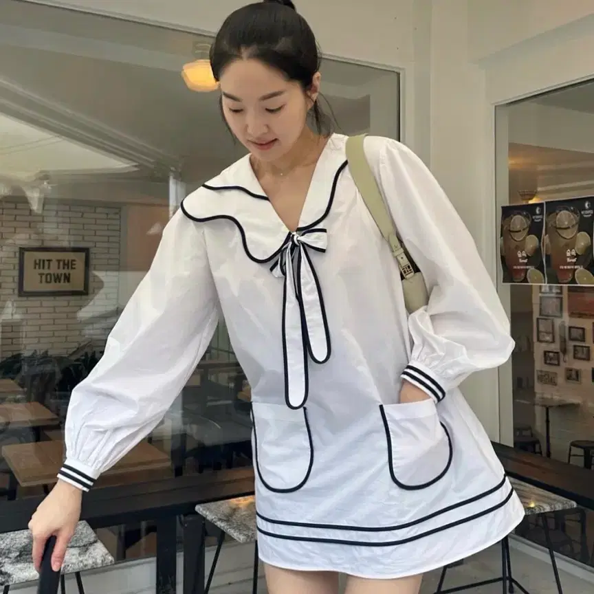 가연리 미니 드레스 화이트 새상품 S
