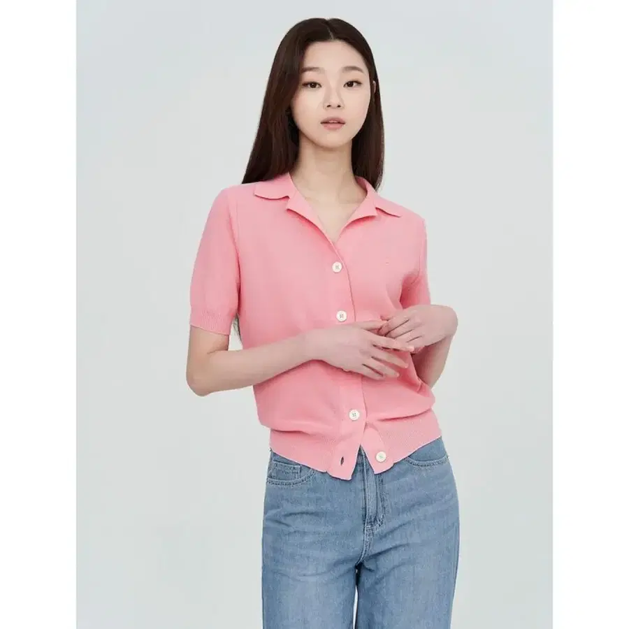 빈폴 레이디스 오픈 칼라 가디건 95