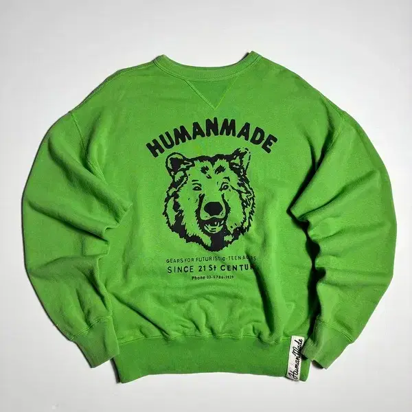 휴먼메이드 HUMANMADE 빅 베어 아카이브 스웻 맨투맨 R4279