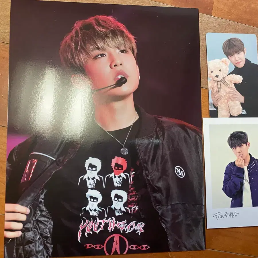 워너원 박우진 팬콘 포카 사진 폴라로이드