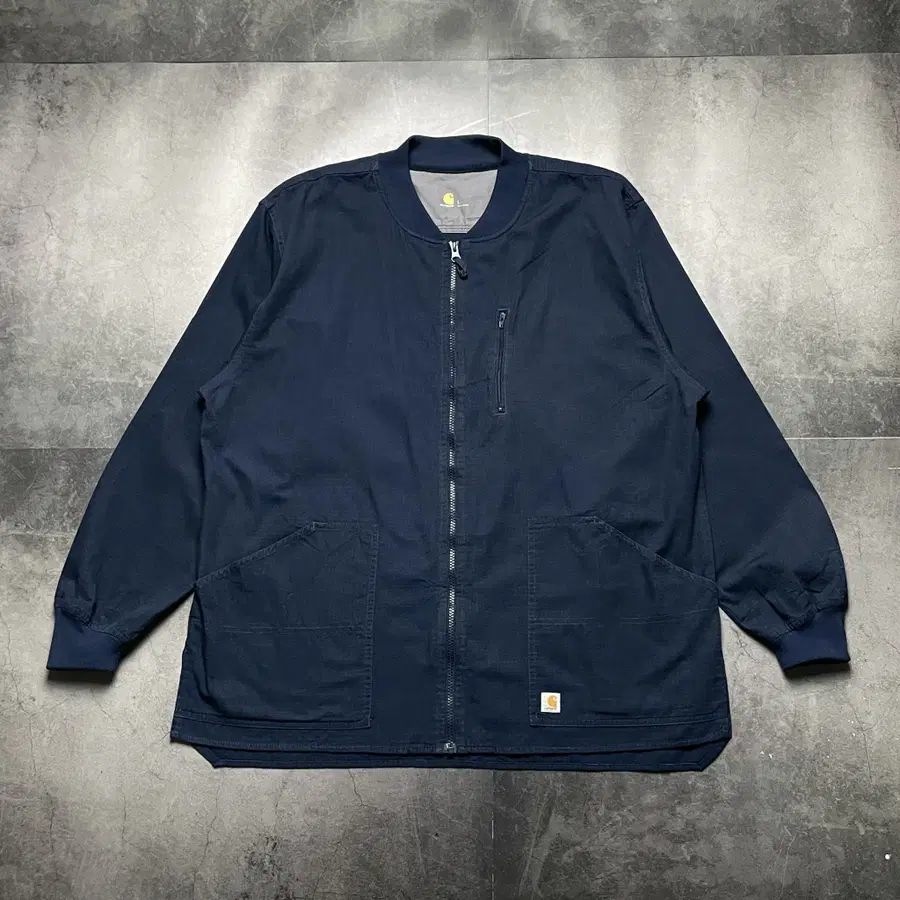 CARHARTT 칼하트 립스탑 네이비 워크자켓 A01587