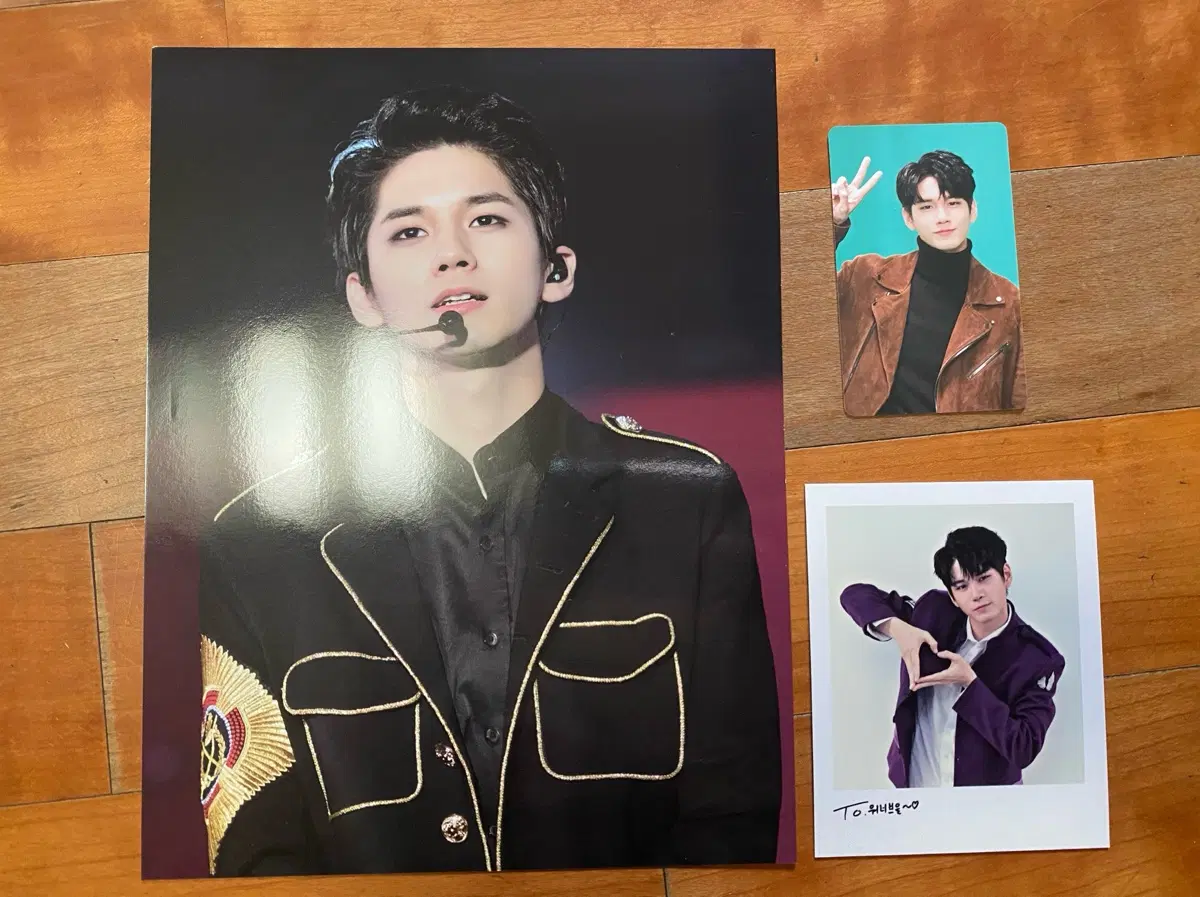 워너원 옹성우 팬콘 포카 사진 폴라로이드