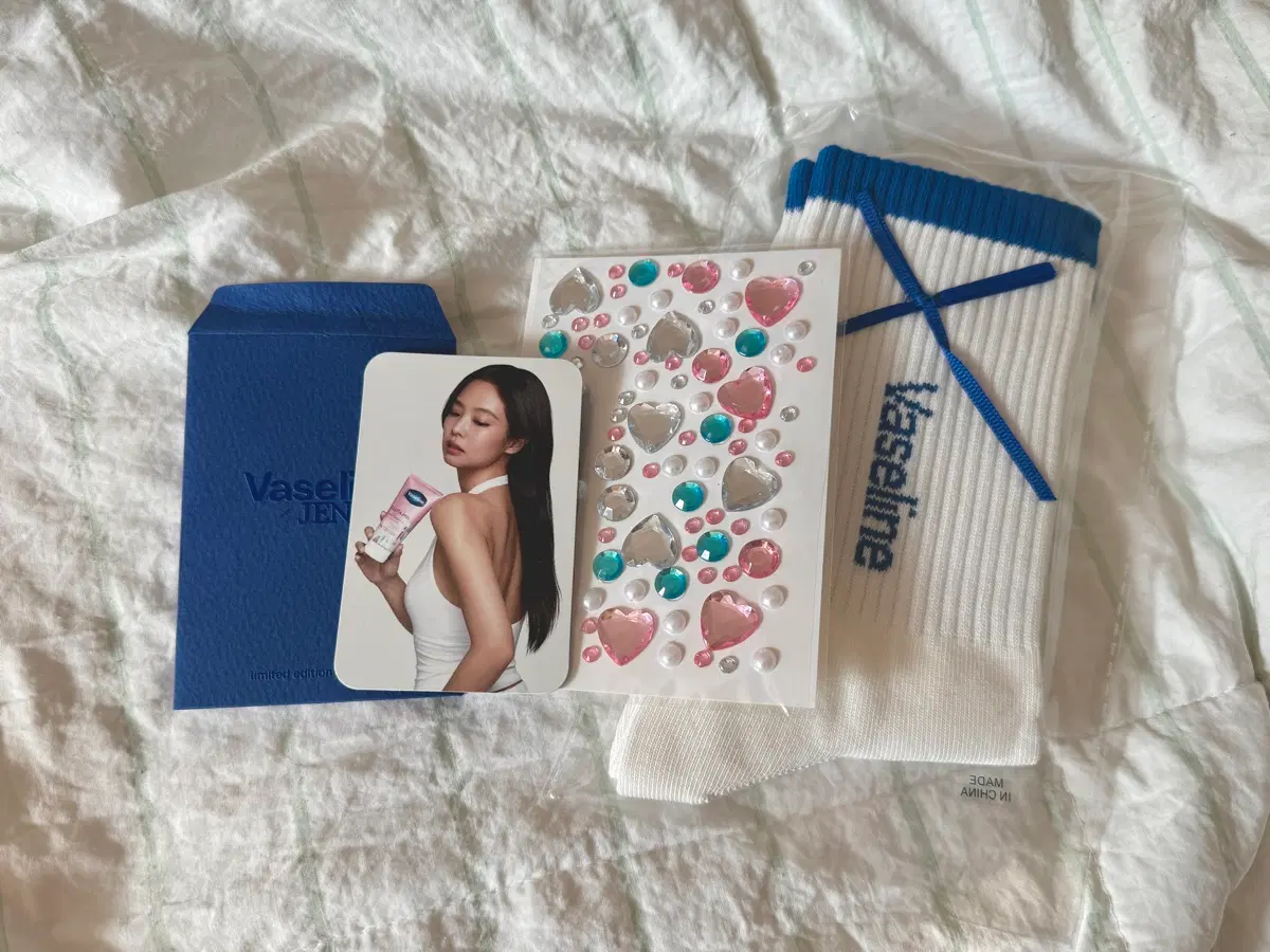 제니 바세린 포카 양말 비즈