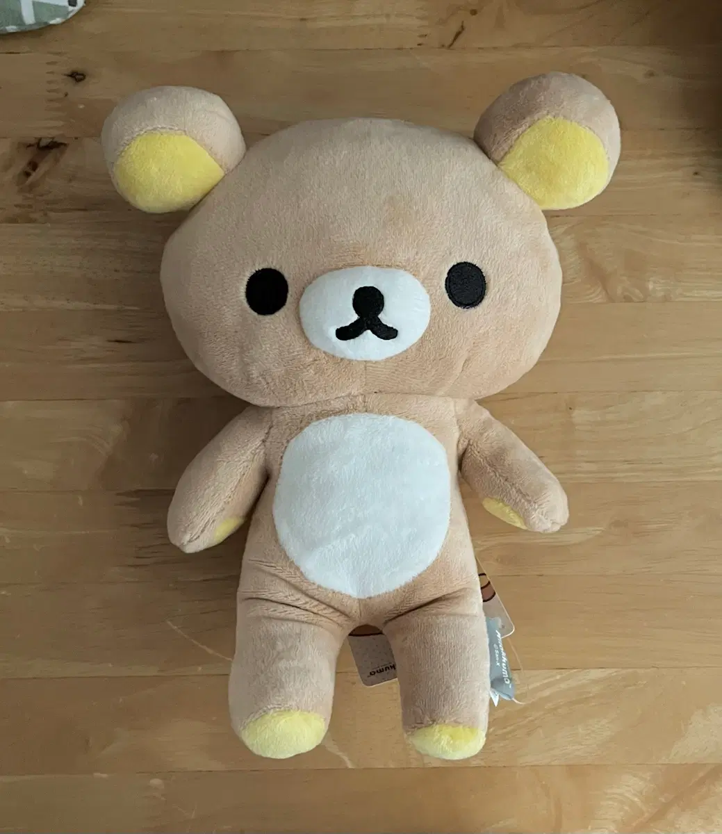 리락쿠마 25cm 인형 산엑스 코리락쿠마 키이로이토리 스밋코구라시 마스코트 키링