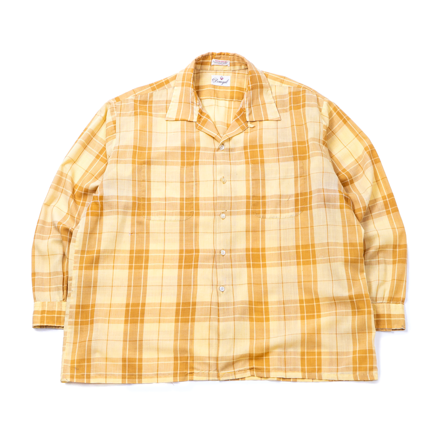 60s Donegal Loop Collar Shirt (Yellow)