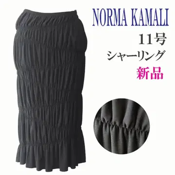 새상품 sk3028 NORMA KAMALI 노마 카말리 블랙 스커트 11호