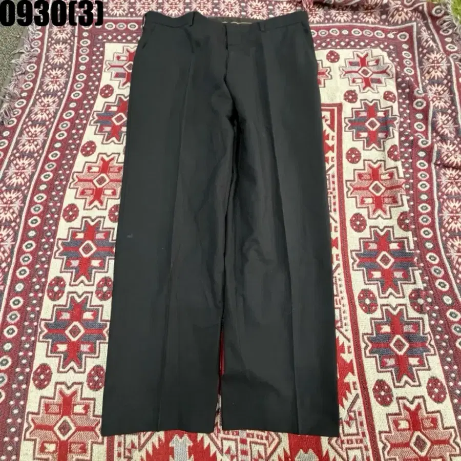 지센옴므 블랙 정장 바지 88-102 0930