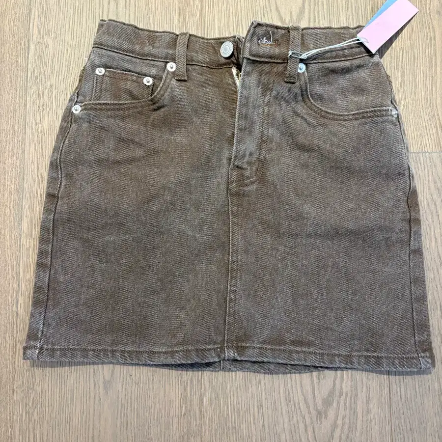 [새상품]페일제이드 brown cotton denim sk - s