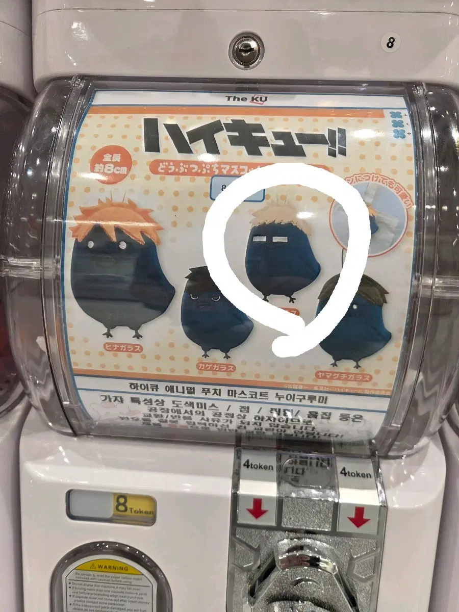 하이큐 애니멀 푸치 마스코트 누이구루미 가챠 츠키시마
