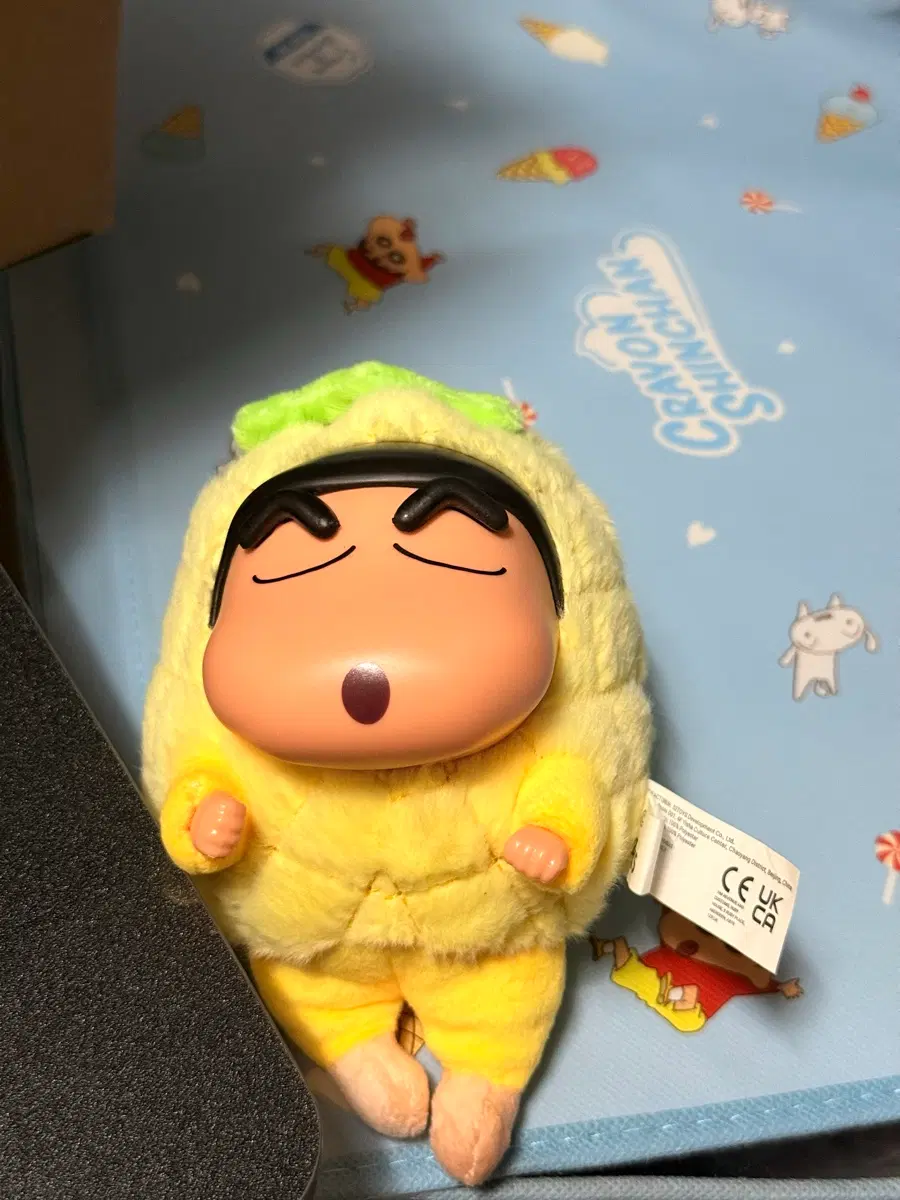 짱구 파인애플 랜덤인형키링