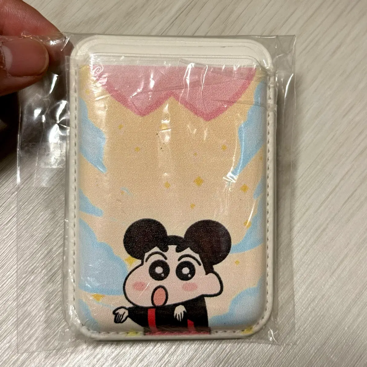 짱구 미키마우스 맥세이프 카드지갑