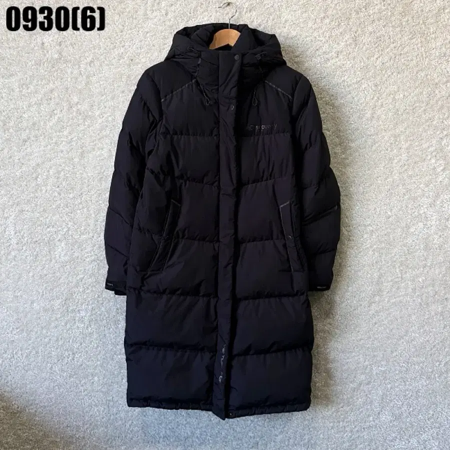 디스커버리 롱패딩 블랙 95 0930