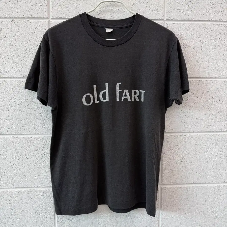 80s Vintage Slogan Old Fart 꼰대